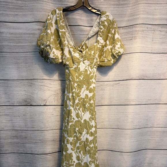 English Factory Floral Puff Sleeve Maxi Dress Size XS - Picture 1 of 3